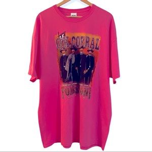 Pink Tombstone Arizona OK Corral Souvenir TShirt - Never Worn - Never Washed 2XL